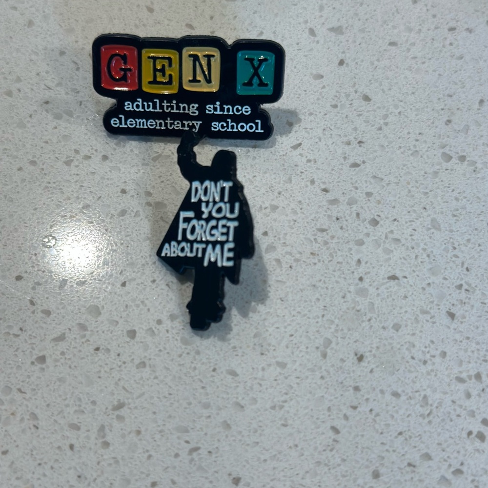 🎁 Colorful Gen X Enamel Pin Set